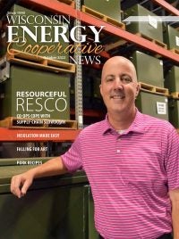 Man in storage center