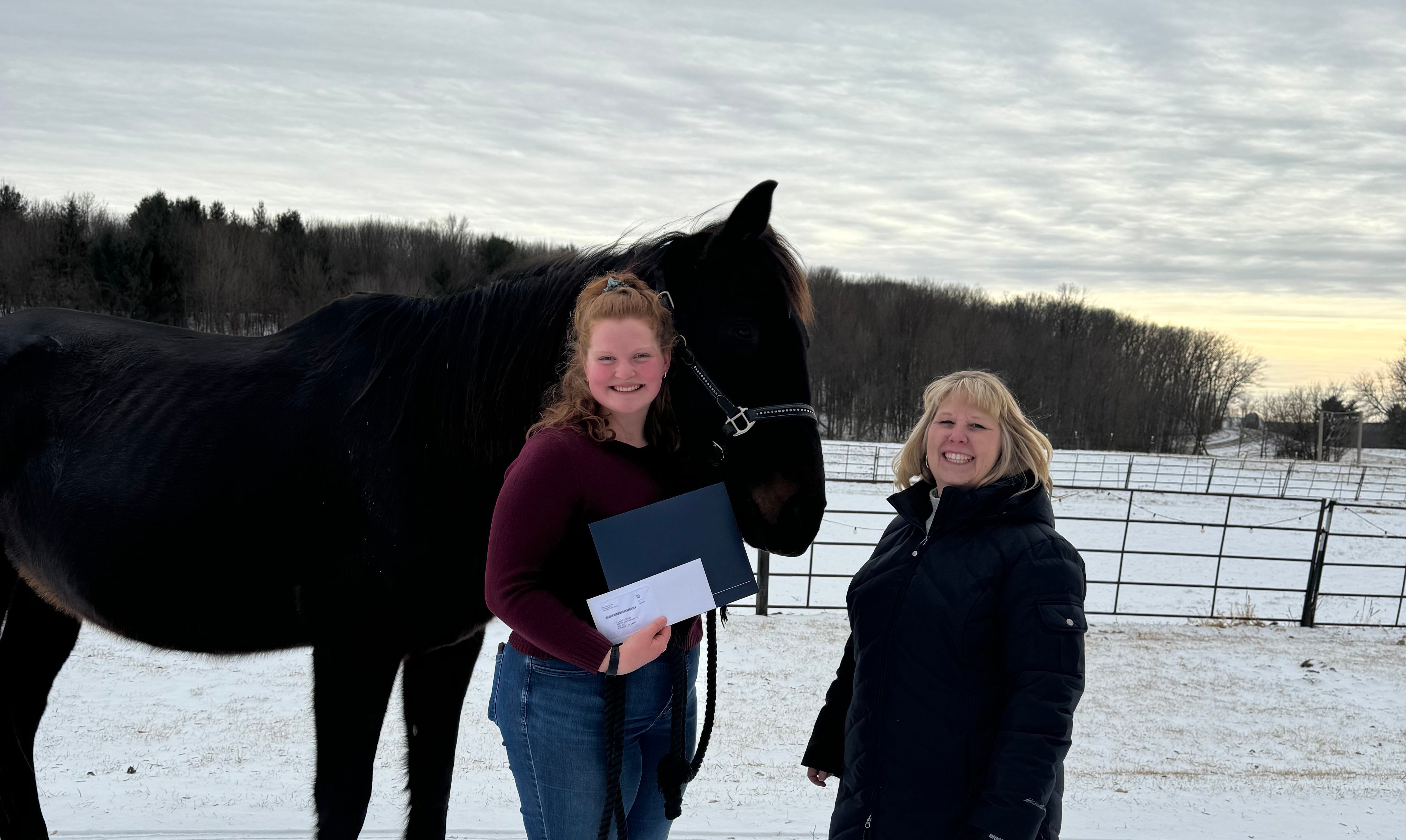Claire John (left) received the Live Better Award