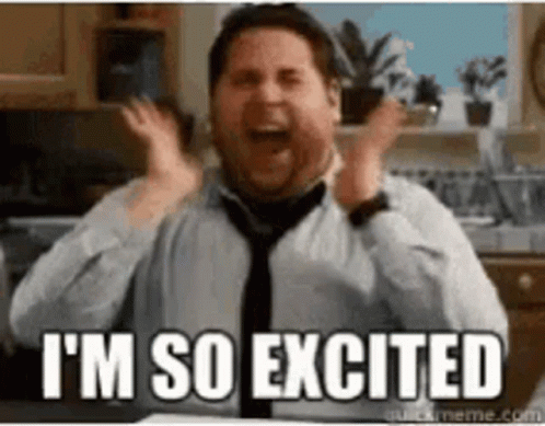 I'm so excited gif